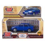 Машина металл LADA lada 2114 длина 10,5 см, инерц, синий, кор. Технопарк 
