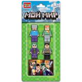 Фигурки для конструктора мой мир - 4шт Город мастеров