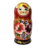 Матрешка 5 в 1 средняя Цветы Эскиз 53 Фиалки