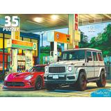 Пазлы MAXI 35 Автомобили на заправке