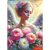 Пазлы 500 Ангел с цветами