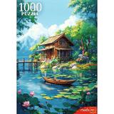 Пазлы 1000 Домик у реки