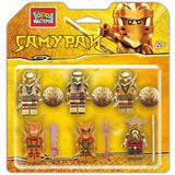Фигурки для конструктора самураи-6 шт. Город мастеров