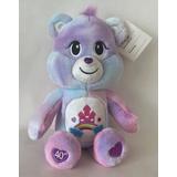 Игрушка мягкая мишка care bears разноцветный с замком 20 см, озвуч. Добрые игрушки