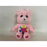 Игрушка мягкая мишка care bears роз. с сердцем 20 см, озвуч. Добрые игрушки 